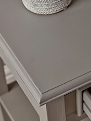 Cox & Cox Grey Camille Bedside Table - Image 4 of 6