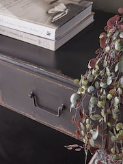 Cox & Cox Grey Industrial Iron Console Table - Image 3 of 6