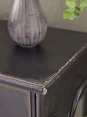 Cox & Cox Grey Industrial Iron Console Table - Image 5 of 6