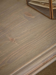 Cox & Cox Limewashed Camille Console Table - Image 6 of 6