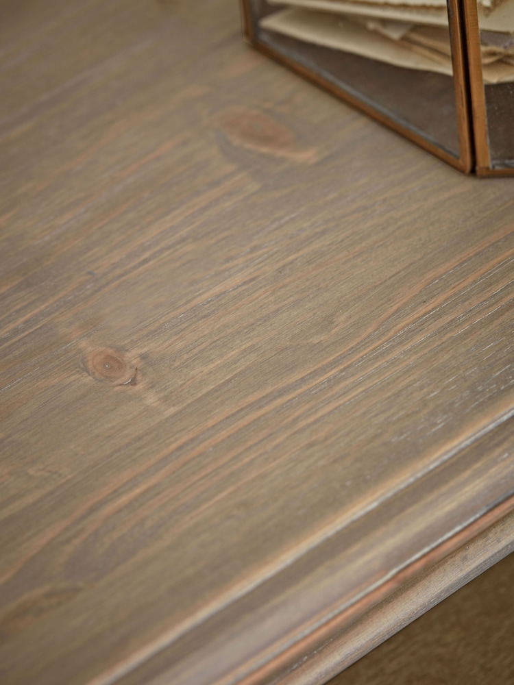 Cox & Cox Limewashed Camille Console Table - Image 6 of 6