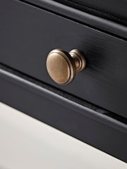 Cox & Cox Black Camille Bedside Table - Image 3 of 6