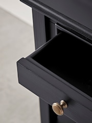 Cox & Cox Black Camille Bedside Table - Image 4 of 6
