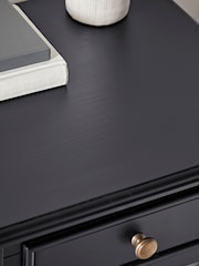 Cox & Cox Black Camille Bedside Table - Image 5 of 6
