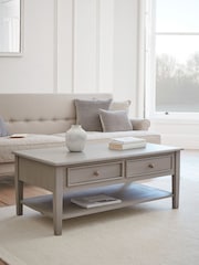Cox & Cox Grey Camille Coffee Table - Image 1 of 5