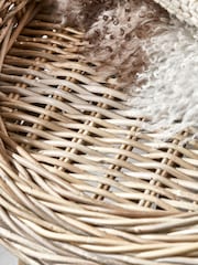 Cox & Cox Natural Round Rattan Tub Chair - Image 2 of 4