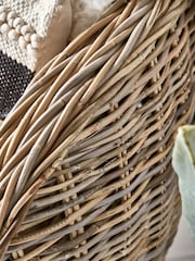 Cox & Cox Natural Round Rattan Tub Chair - Image 3 of 4