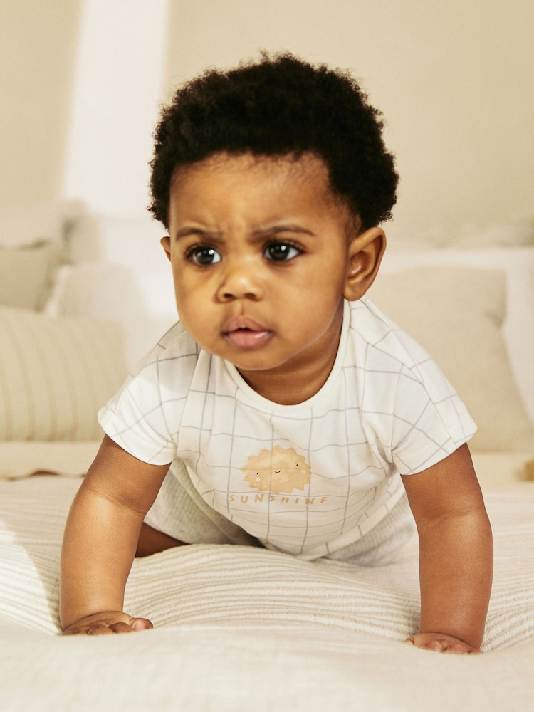 Scandi Character T-Shirt and Shorts Set 6 Piece (0mths-2yrs) - Image 2 of 3
