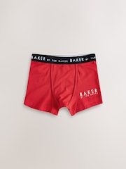 Rot - Baker by Ted Baker Boys Boxers 5 Pack - Bild 6 von 9