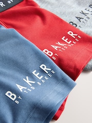 Rot - Baker by Ted Baker Boys Boxers 5 Pack - Bild 8 von 9