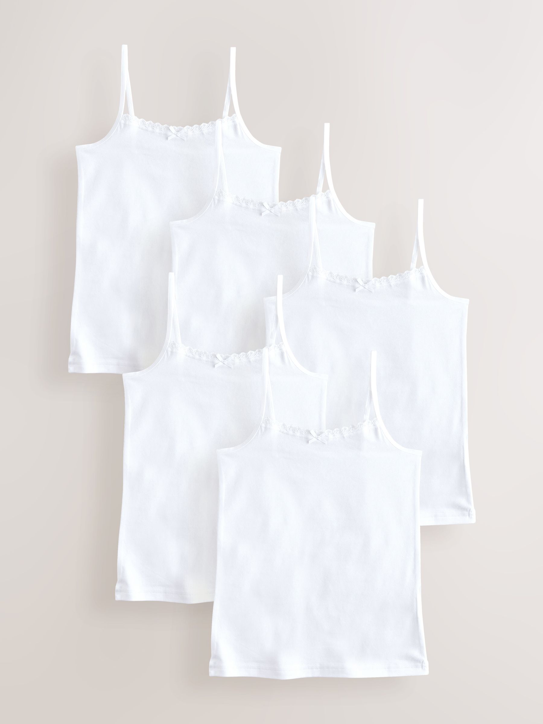 Women's Plain Modal Vests – Stretchy Laced Strappy Cami Tank Top (Soft & Breathable)