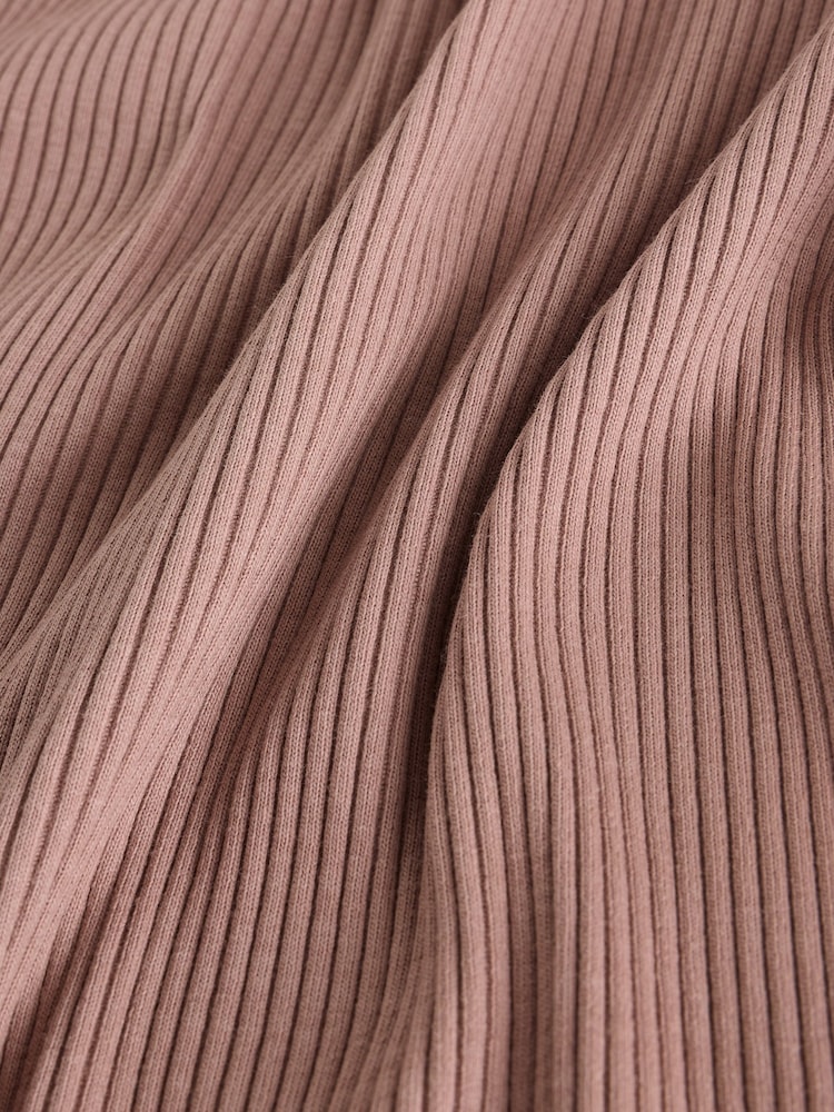 Neutral Ribbed Racer Tank Vest Sleeveless Top - Image 7 of 7