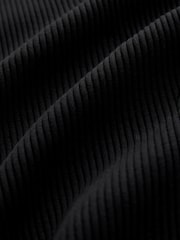 Black Ribbed Racer Tank Vest Sleeveless Top - Image 7 of 7