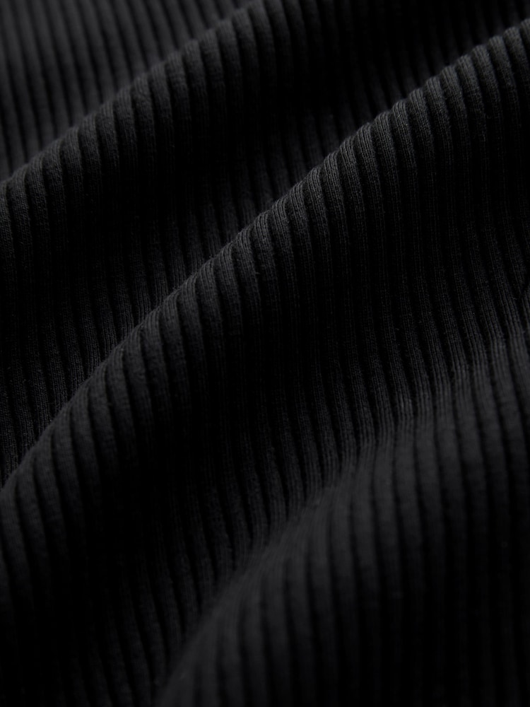 Negro - Blusa sin mangas de canalé con espalda de nadador - Imagen 7 de 7 Negro - Blusa sin mangas de canalé con espalda de nadador - Imagen 7 de 7