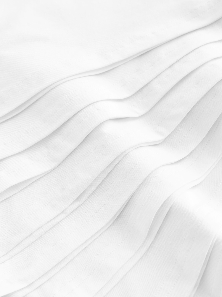 White 10 Pack Elastic Strappy Cami Vests (1.5-16yrs) - Image 6 of 6