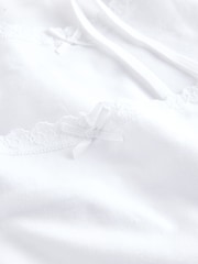 White 3 Pack Elastic Strappy Cami Vests (1.5-16yrs) - Image 5 of 5