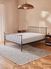 Black Irvine Metal With Footend Bed Frame - Image 2 of 5