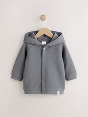 Charcoal Grey Baby Jersey Jacket (0mths-2yrs) - Image 1 of 7