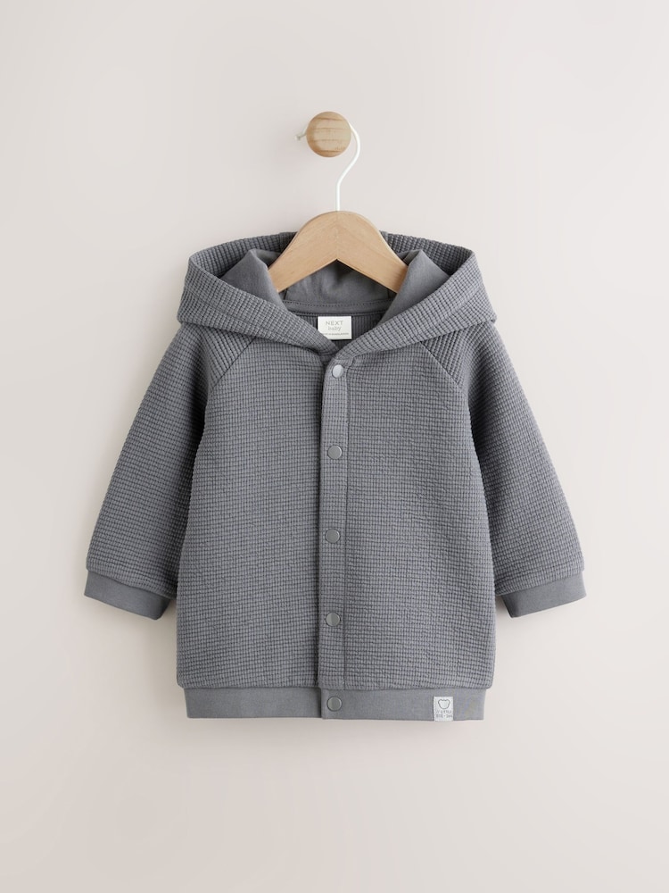Charcoal Grey Baby Jersey Jacket (0mths-2yrs) - Image 1 of 7