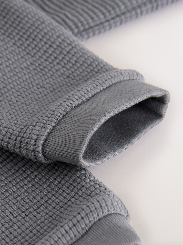 Charcoal Grey Baby Jersey Jacket (0mths-2yrs) - Image 5 of 7