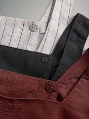 The Set Black/Red/Ecru Stripe 3 Pack Shell Tops With Linen - Image 12 of 13