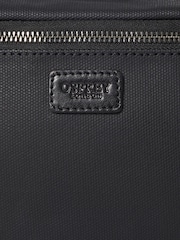 Osprey London Black The Frontline Waxed Canvas and Leather Tech Travel Pouch - Image 4 of 5