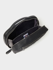 Osprey London Black The Frontline Waxed Canvas and Leather Tech Travel Pouch - Image 5 of 5