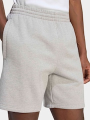 adidas Originals Grey Trefoil Essentials Fleece Shorts - Image 5 of 6