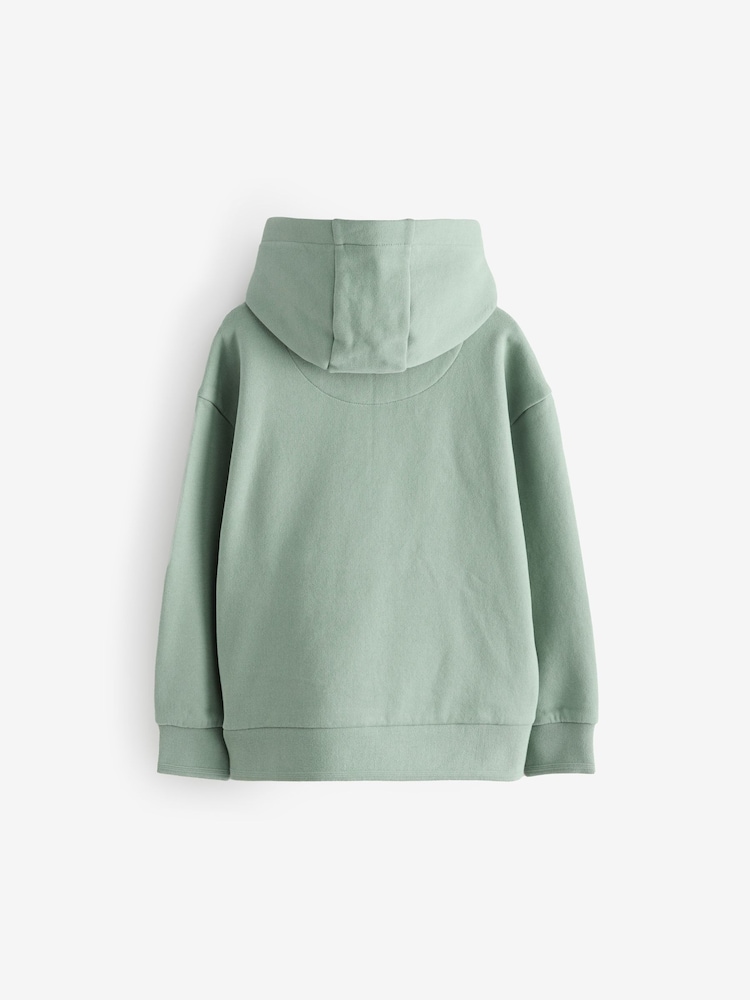 Baker by Ted Baker Overhead 100% Cotton Hoodie - Image 2 of 4 Baker by Ted Baker Overhead 100% Cotton Hoodie - Image 2 of 4