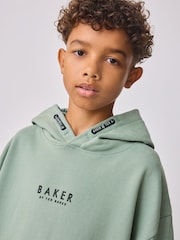 Baker by Ted Baker Heavyweight Overhead Hoodie - Image 5 of 9