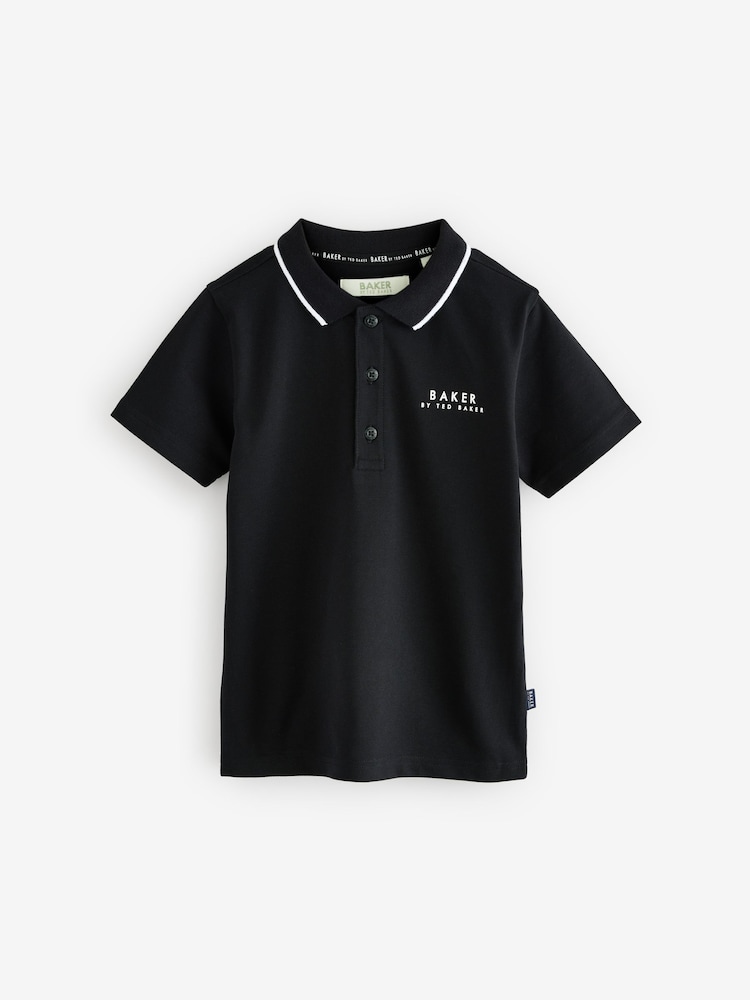 Nevtralna/črna - Komplet 2 polo srajc Baker by Ted Baker - Slika 2 iz 6 Nevtralna/črna - Komplet 2 polo srajc Baker by Ted Baker - Slika 2 iz 6