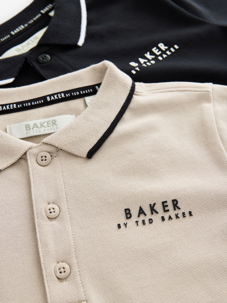 Baker by Ted Baker Polo Shirts 2 Pack - Image 5 of 6