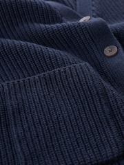 Seasalt Cornwall Blue Swanpool Ribbed Knitted Vest - Image 7 of 7