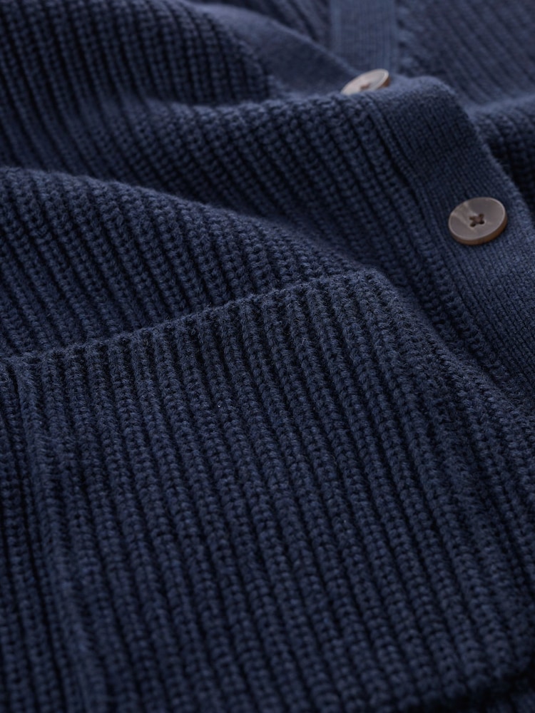 Seasalt Cornwall Blue Swanpool Ribbed Knitted Vest - Image 7 of 7
