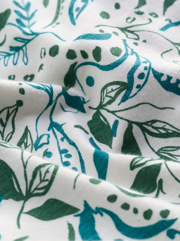 Seasalt Cornwall Green Appletree 3/4 Sleeve Top - Image 5 of 5