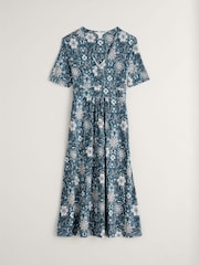 Seasalt Cornwall Blue Carwynnen Midi Dress - Image 4 of 5