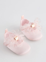 وردي/وردي - حذاء Padders مزيّن بفيونكة للبنات من Baker By Ted Baker - صورة 1 من 6