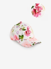 Белый - Бейсболка из твила для девочек Baker by Ted Baker - Изображение 3 из 6