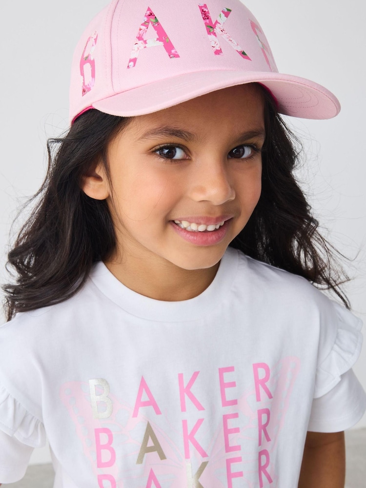 Baker by Ted Baker Girls Twill Baseball Cap - Image 7 of 10
