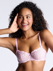 Rosa - Sujetador balconette de encaje sin relleno Annabella de Boux Avenue - Imagen 1 de 6