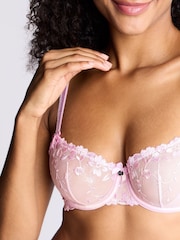 Rosa - Sujetador balconette de encaje sin relleno Annabella de Boux Avenue - Imagen 5 de 6