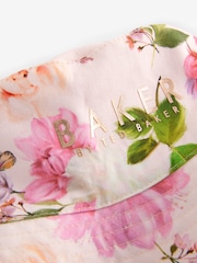Baker by Ted Baker Girls Floral Pink Bucket Hat - Image 4 of 6