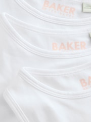 Blanc - Baker by Ted Baker Crop Tops 3 Pack - Image 9 de 9
