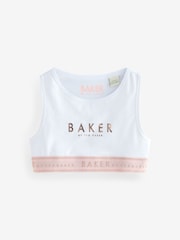Pink - Baker by Ted Baker Crop Tops 3 Pack - Image 3 of 9