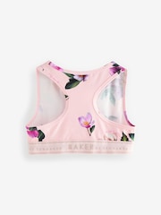 Pink - Baker by Ted Baker Crop Tops 3 Pack - Image 5 of 9