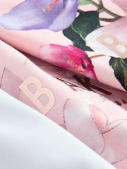 Pink - Baker by Ted Baker Crop Tops 3 Pack - Image 6 of 9