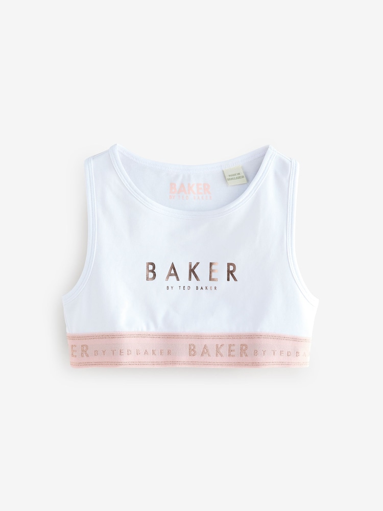 Rose/Noir/Blanc - Baker by Ted Baker Crop Tops 3 Pack - Image 2 of 9