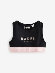 Rose/Noir/Blanc - Baker by Ted Baker Crop Tops 3 Pack - Image 3 de 9