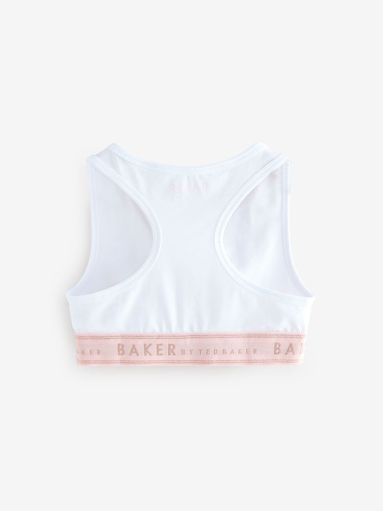 Rose/Noir/Blanc - Baker by Ted Baker Crop Tops 3 Pack - Image 5 of 9