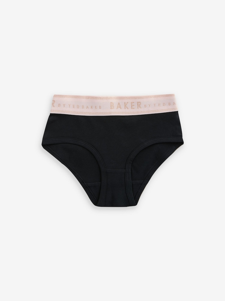Rose/Noir/Blanc - Lot de 3 slips Baker by Ted Baker - Image 4 of 7
